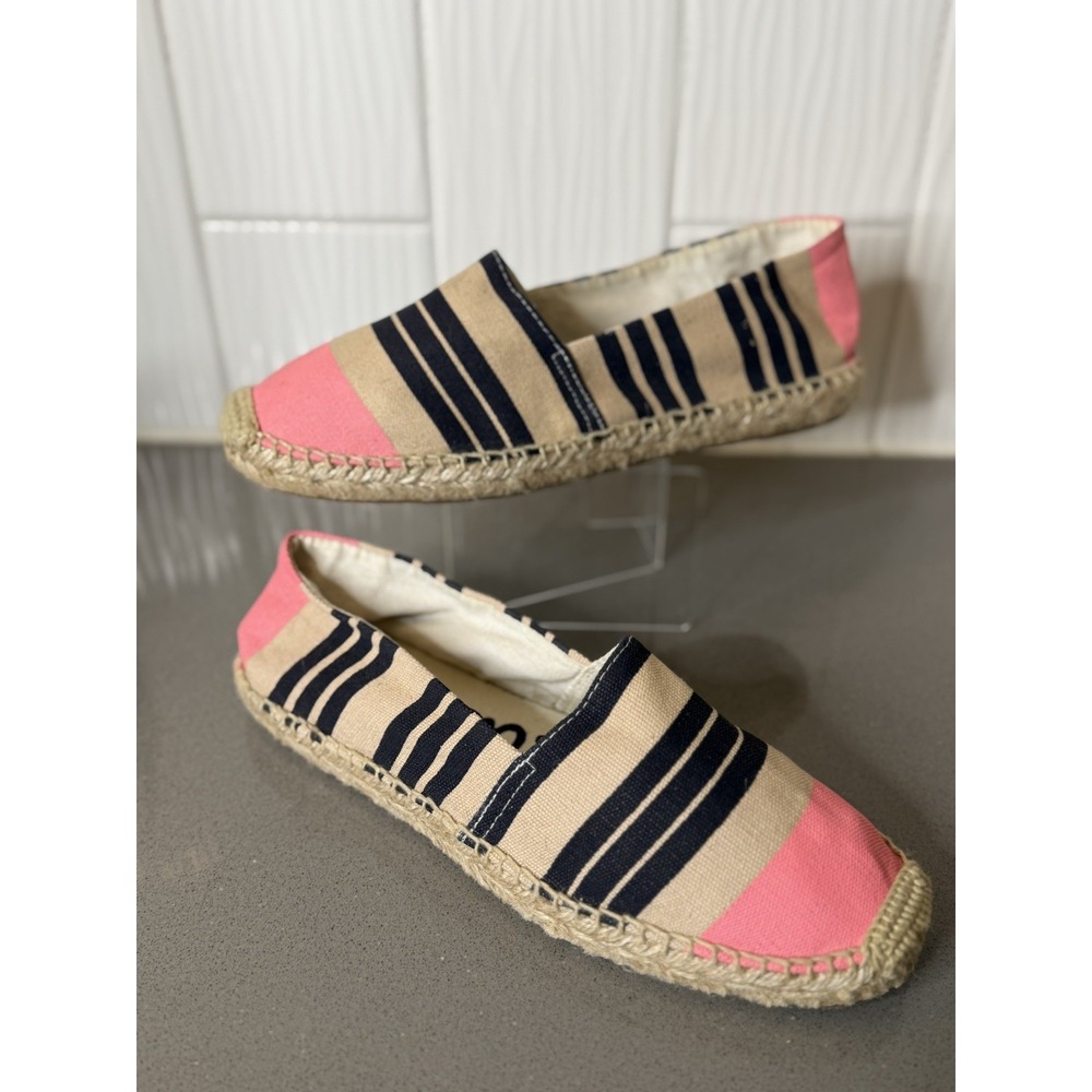 Sam Edelman Espadrille Fabric Flats Bohemian Beach Multicolor 7.5 M Summer GUC